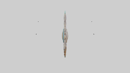 3D model Enchanted Staff model VR / AR / low-poly