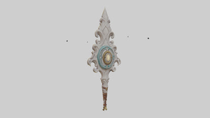 3D model Enchanted Staff model VR / AR / low-poly