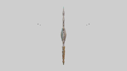 3D model Enchanted Staff model VR / AR / low-poly