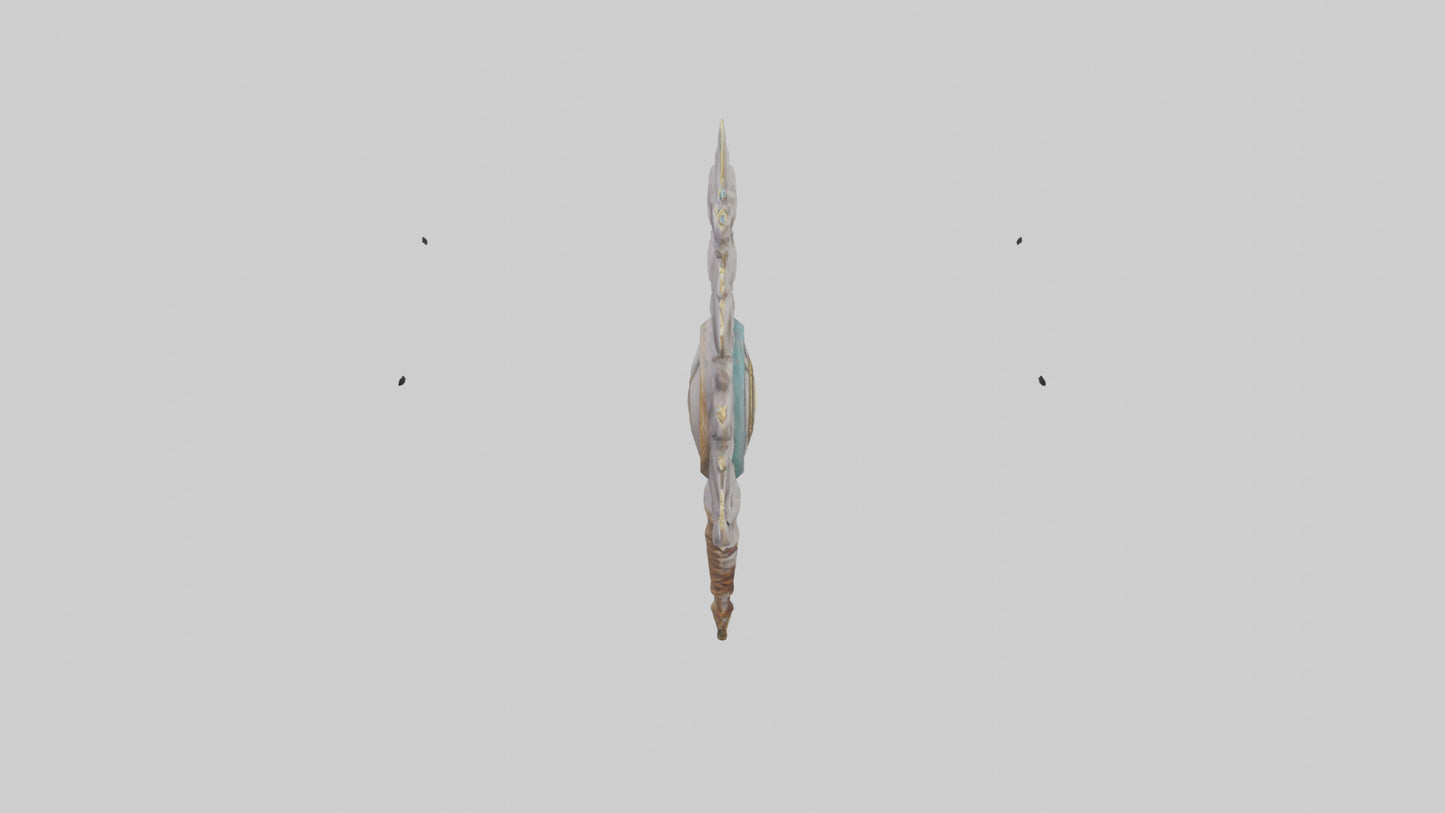 3D model Enchanted Staff model VR / AR / low-poly