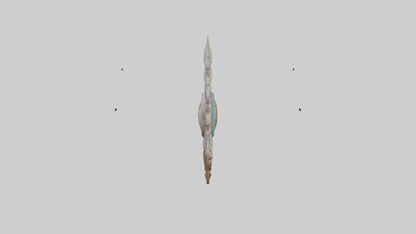 3D model Enchanted Staff model VR / AR / low-poly