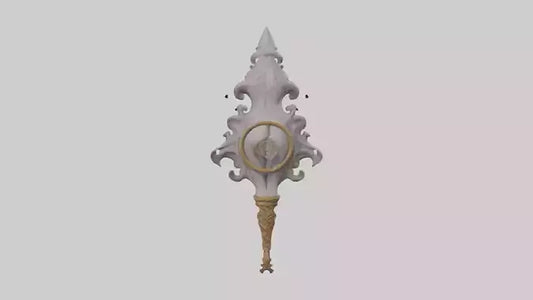 3D model Enchanted Staff model VR / AR / low-poly