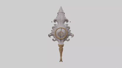 3D model Enchanted Staff model VR / AR / low-poly