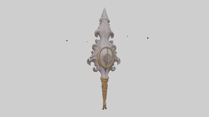 3D model Enchanted Staff model VR / AR / low-poly