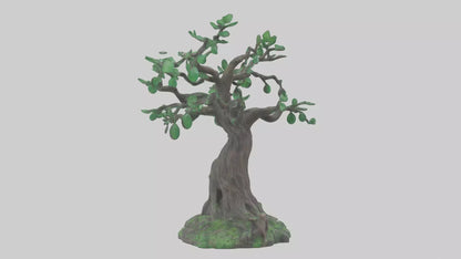 Enchanted Tree statue model VR / AR / low-poly