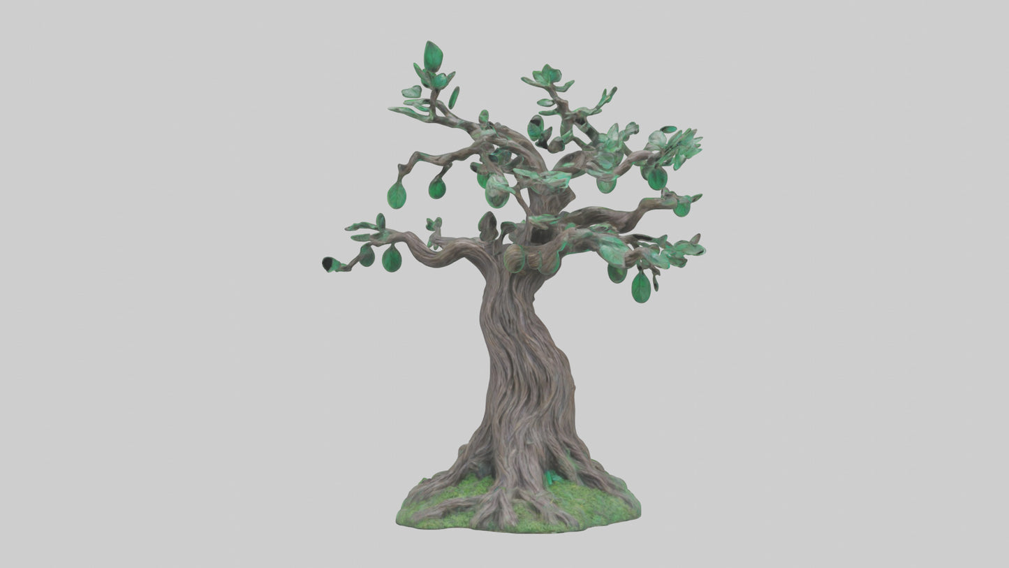 Enchanted Tree statue model VR / AR / low-poly