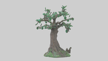 Enchanted Tree statue model VR / AR / low-poly