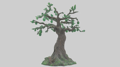Enchanted Tree statue model VR / AR / low-poly