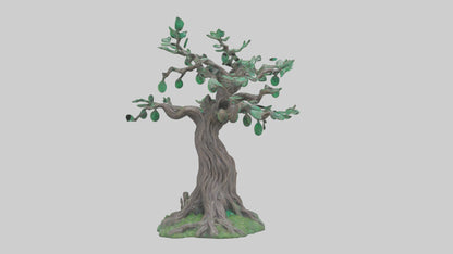 Enchanted Tree statue model VR / AR / low-poly