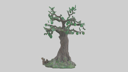 Enchanted Tree statue model VR / AR / low-poly