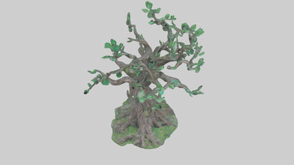Enchanted Tree statue model VR / AR / low-poly
