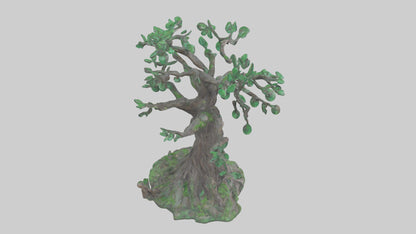 Enchanted Tree statue model VR / AR / low-poly