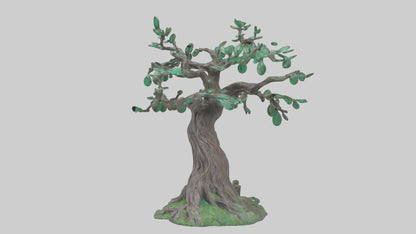 Enchanted Tree statue model VR / AR / low-poly