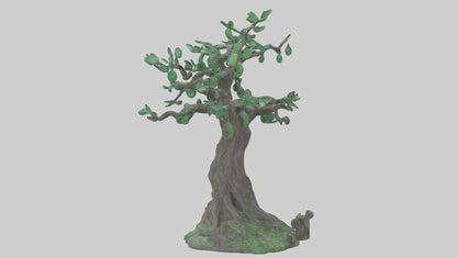 Enchanted Tree statue model VR / AR / low-poly