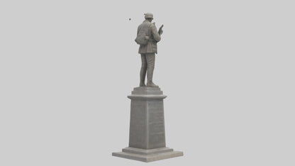 3D model End of Conflict monument model VR / AR / low-poly