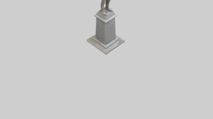 3D model End of Conflict monument model VR / AR / low-poly