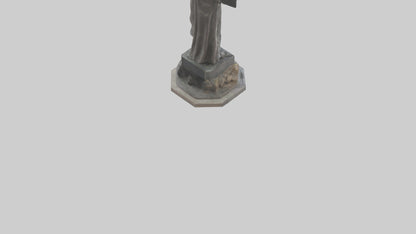 3D model End of Conflict statue model VR / AR / low-poly