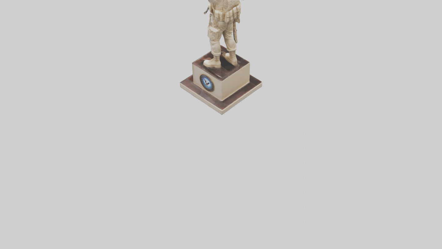 3D model Enduring Freedom statue model VR / AR / low-poly