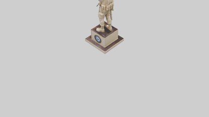 3D model Enduring Freedom statue model VR / AR / low-poly