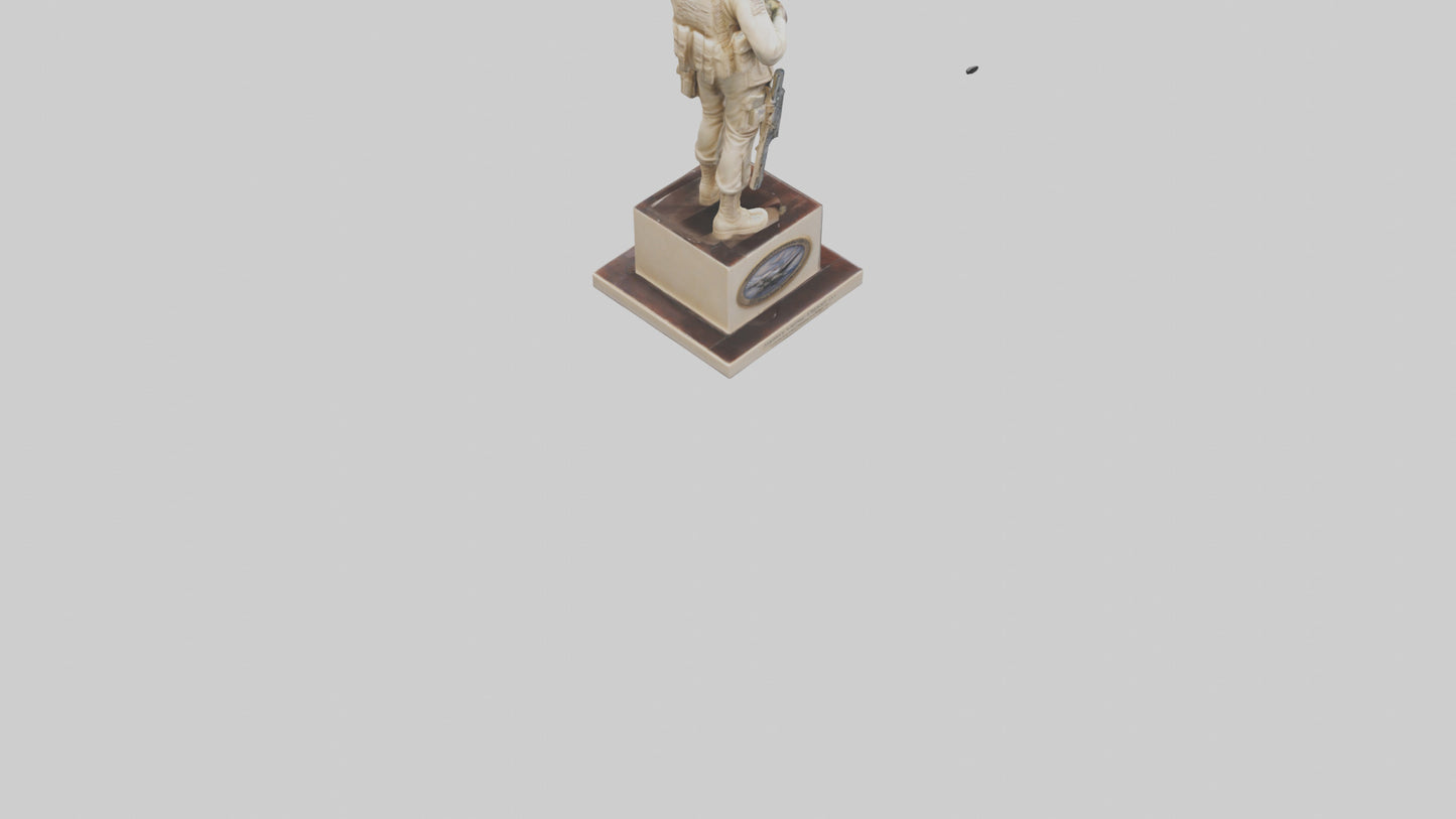 3D model Enduring Freedom statue model VR / AR / low-poly