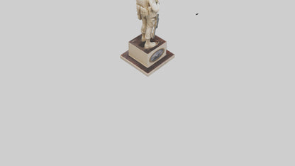 3D model Enduring Freedom statue model VR / AR / low-poly