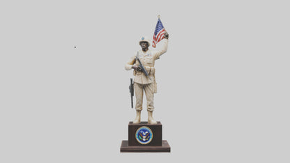 3D model Enduring Freedom statue model VR / AR / low-poly