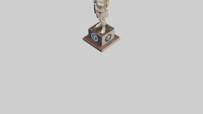 3D model Enduring Freedom statue model VR / AR / low-poly
