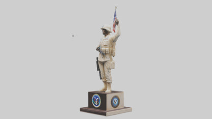 3D model Enduring Freedom statue model VR / AR / low-poly