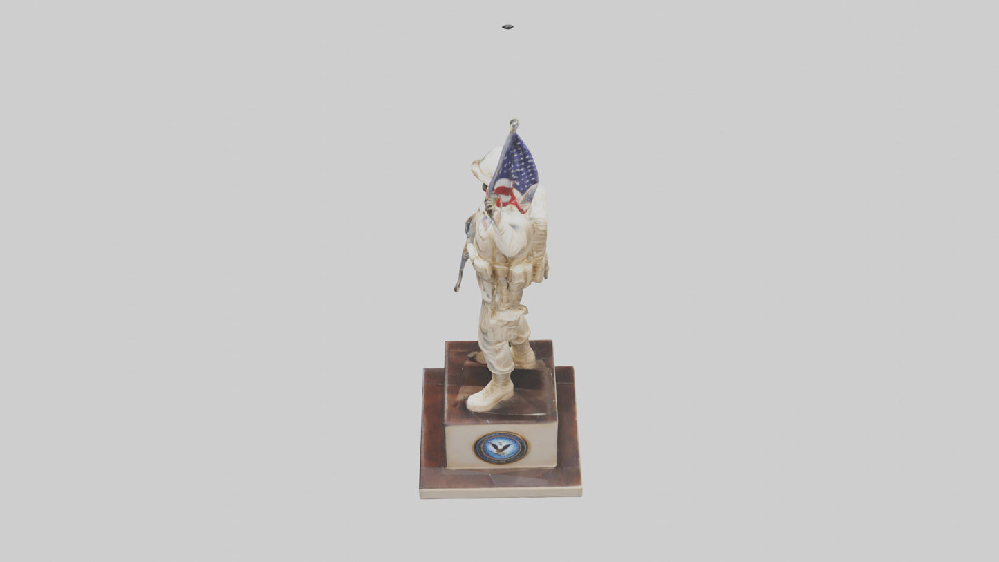 3D model Enduring Freedom statue model VR / AR / low-poly
