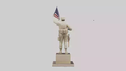 3D model Enduring Freedom statue model VR / AR / low-poly