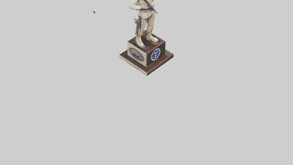 3D model Enduring Freedom statue model VR / AR / low-poly