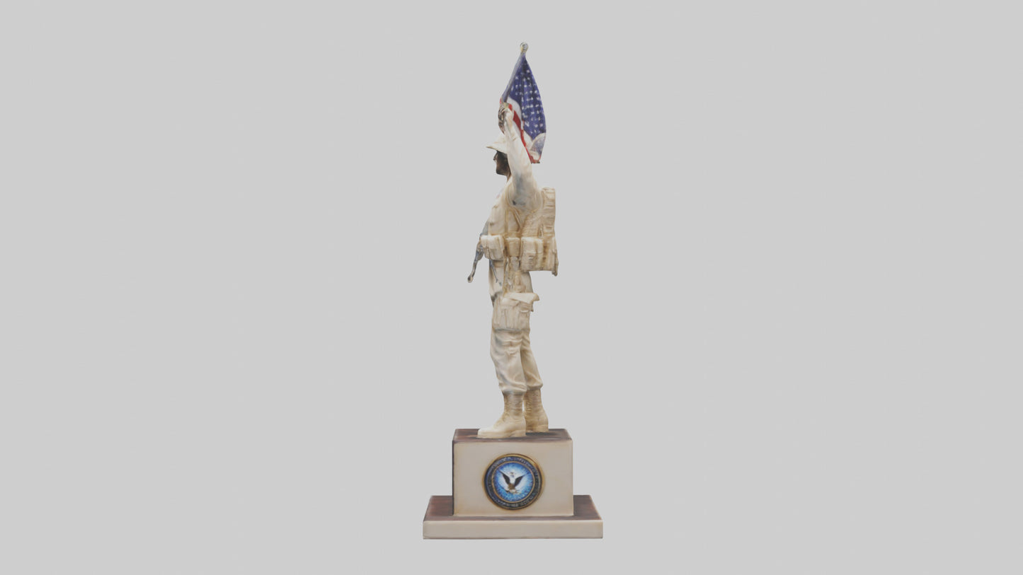 3D model Enduring Freedom statue model VR / AR / low-poly