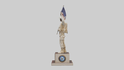 3D model Enduring Freedom statue model VR / AR / low-poly