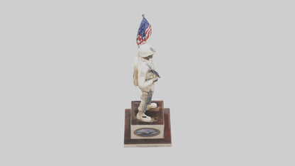3D model Enduring Freedom statue model VR / AR / low-poly