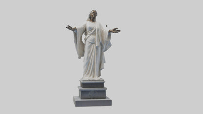 Enduring Peace statue model VR / AR / low-poly