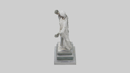 Enduring Peace statue model VR / AR / low-poly