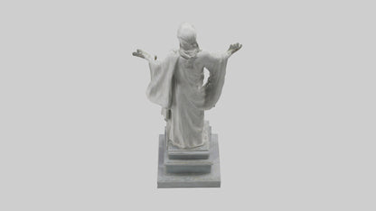 Enduring Peace statue model VR / AR / low-poly