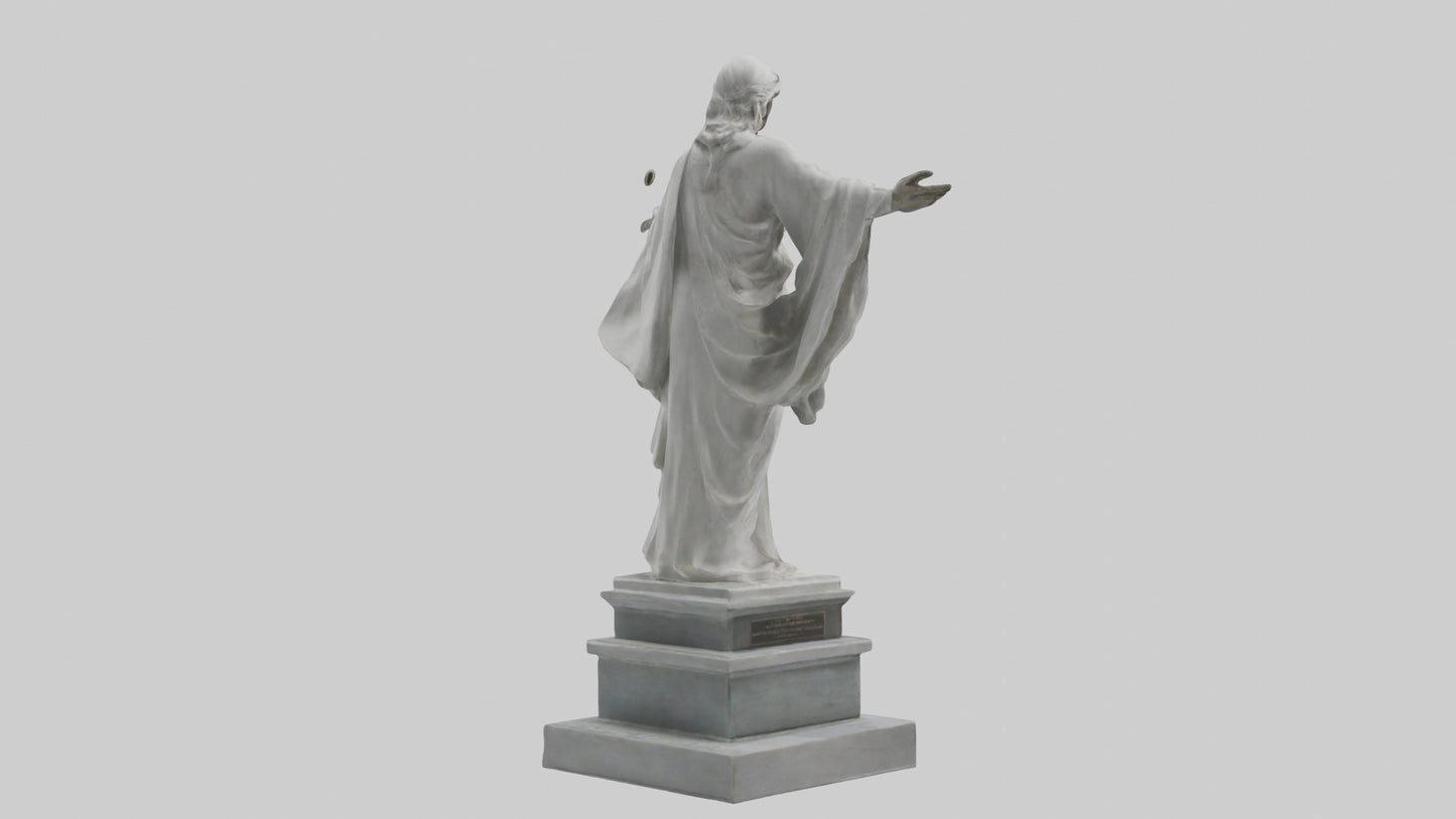Enduring Peace statue model VR / AR / low-poly