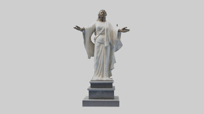 Enduring Peace statue model VR / AR / low-poly