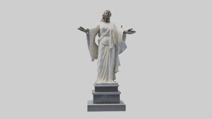 Enduring Peace statue model VR / AR / low-poly