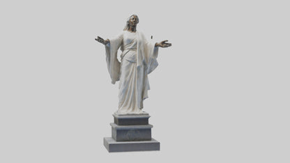 Enduring Peace statue model VR / AR / low-poly