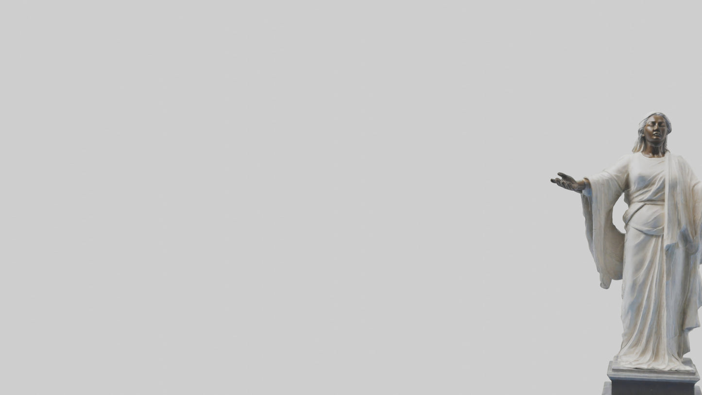 Enduring Peace statue model VR / AR / low-poly