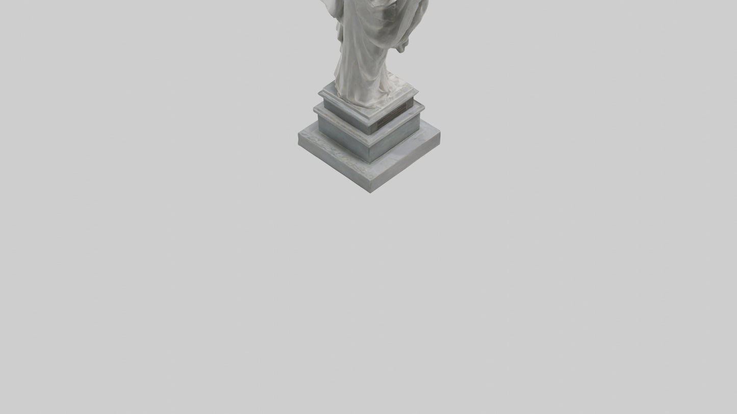 Enduring Peace statue model VR / AR / low-poly