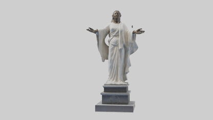 Enduring Peace statue model VR / AR / low-poly