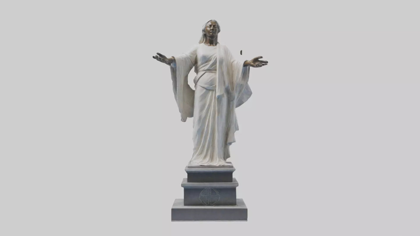 Enduring Peace statue model VR / AR / low-poly