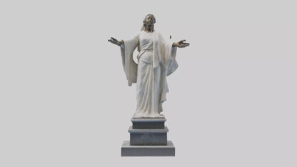 Enduring Peace statue model VR / AR / low-poly