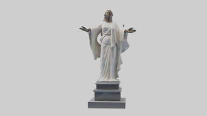 Enduring Peace statue model VR / AR / low-poly