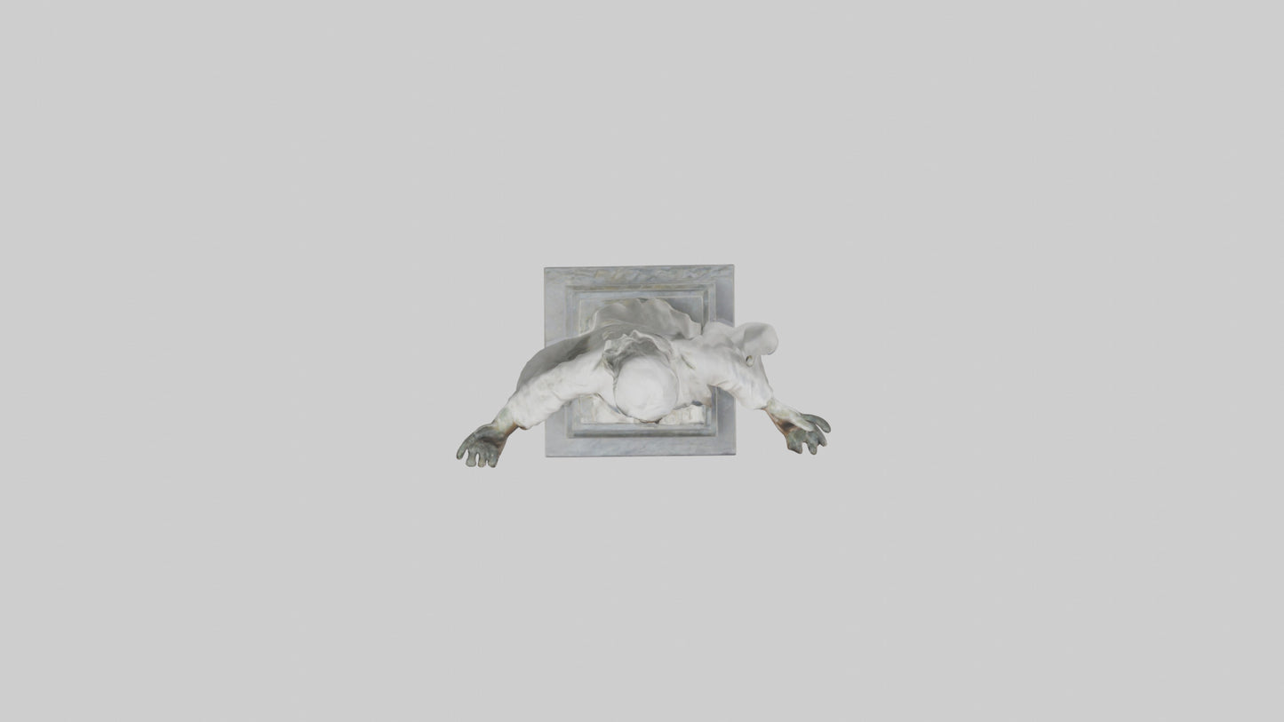 Enduring Peace statue model VR / AR / low-poly