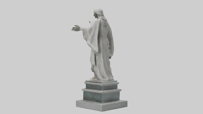 Enduring Peace statue model VR / AR / low-poly