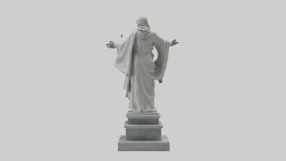 Enduring Peace statue model VR / AR / low-poly